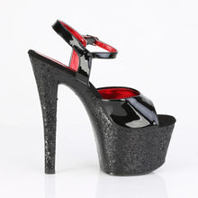 Load image into Gallery viewer, Tacones Pleaser SKY-309 Negro Charol Purpurina