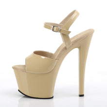 Load image into Gallery viewer, Tacones Pleaser SKY-309 Crema Charol