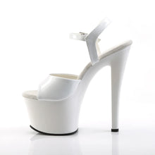 Load image into Gallery viewer, Tacones Pleaser SKY-309 Blanco Charol