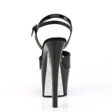 Load image into Gallery viewer, Tacones Pleaser SKY-309CRS Negro Plata Rstn