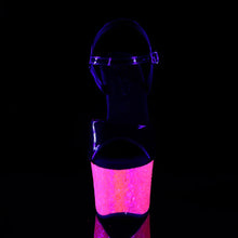 Cargar imagen en el visor de la galería, Tacones Pleaser SKY-309UVLG Negro Charol Neon