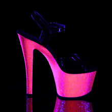 Cargar imagen en el visor de la galería, Tacones Pleaser SKY-309UVLG Negro Charol Neon