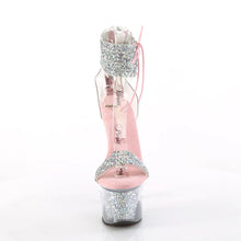 Load image into Gallery viewer, Tacones Pleaser SKY-327RSI Plata B. Rosa