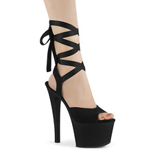 Load image into Gallery viewer, Tacones Pleaser SKY-334 Negro Faux Suede