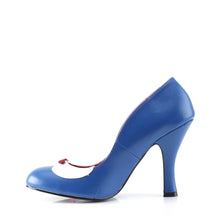 Load image into Gallery viewer, Tacones Pin Up Couture SMITTEN-05 Navy Azul Blanco
