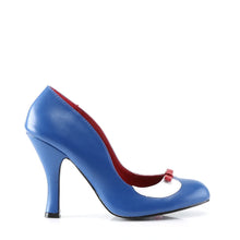 Load image into Gallery viewer, Tacones Pin Up Couture SMITTEN-05 Navy Azul Blanco