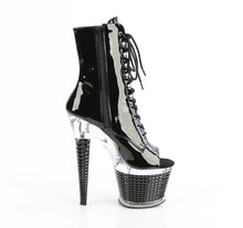 Load image into Gallery viewer, Tacones Pleaser SPECTATOR-1021 Negro Charol Transparente