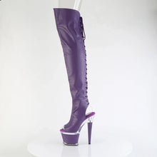 Load image into Gallery viewer, Tacones Pleaser SPECTATOR-3030 Morado Piel Sintética