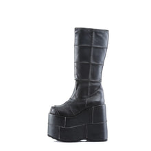 Load image into Gallery viewer, Zapatos con plataforma Demonia STACK-301 Negro Piel vegana