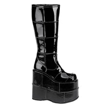 Load image into Gallery viewer, Zapatos con plataforma Demonia STACK-301 Negro Pat