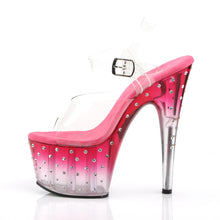 Cargar imagen en el visor de la galería, Tacones Pleaser STARDUST-708T Transparente Rosa