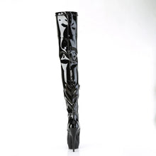 Cargar imagen en el visor de la galería, Tacones Fabulicious SULTRY-4000 Negro Stretch Charol