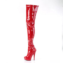 Cargar imagen en el visor de la galería, Tacones Fabulicious SULTRY-4000 Rojo Stretch Charol