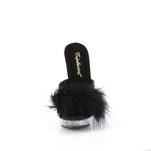 Cargar imagen en el visor de la galería, Tacones Fabulicious SULTRY-601F Negro Pu Marabou