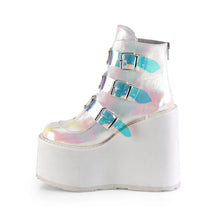 Load image into Gallery viewer, Botines Demonia SWING-105 Pearl Iridescent Piel vegana