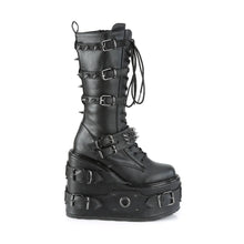 Load image into Gallery viewer, Botas Demonia SWING-327 Negro Piel vegana