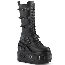 Load image into Gallery viewer, Botas Demonia SWING-327 Negro Piel vegana