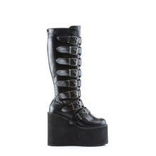 Load image into Gallery viewer, Botas Demonia SWING-815 Negro Piel vegana