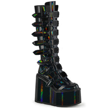 Load image into Gallery viewer, Botas Demonia SWING-815 Negro Holographic Pat