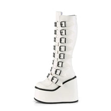 Load image into Gallery viewer, Botas Demonia SWING-815 Blanco Piel vegana