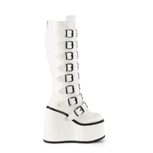 Load image into Gallery viewer, Botas Demonia SWING-815 Blanco Piel vegana
