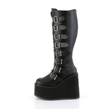 Load image into Gallery viewer, Botas Demonia SWING-815WC Negro Piel vegana