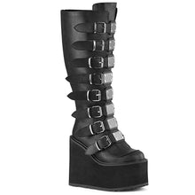 Load image into Gallery viewer, Botas Demonia SWING-815WC Negro Piel vegana