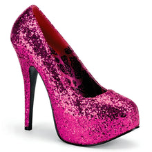 Load image into Gallery viewer, Tacones Pleaser Pink Label TEEZE-06GW H. Rosa Purpurina