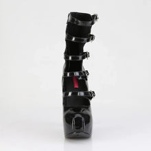 Load image into Gallery viewer, Botas Bordello TEEZE-23 Negro Purpurina Charol