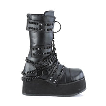 Load image into Gallery viewer, Zapatos con plataforma Demonia TRASHVILLE-138 Negro Piel vegana