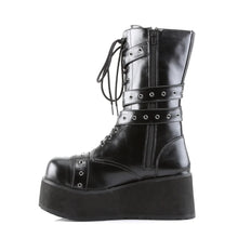 Load image into Gallery viewer, Zapatos con plataforma Demonia TRASHVILLE-205 Negro Piel vegana