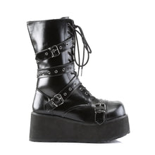 Load image into Gallery viewer, Zapatos con plataforma Demonia TRASHVILLE-205 Negro Piel vegana
