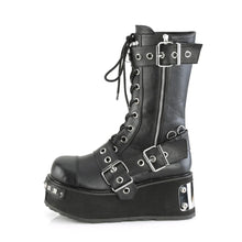 Load image into Gallery viewer, Zapatos con plataforma Demonia TRASHVILLE-250 Negro Piel vegana
