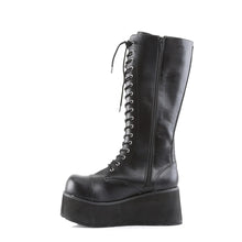 Load image into Gallery viewer, Zapatos con plataforma Demonia TRASHVILLE-502 Negro Piel vegana