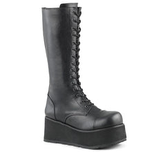 Load image into Gallery viewer, Zapatos con plataforma Demonia TRASHVILLE-502 Negro Piel vegana