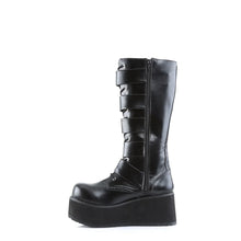 Load image into Gallery viewer, Zapatos con plataforma Demonia TRASHVILLE-518 Negro Piel vegana