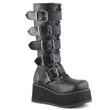 Load image into Gallery viewer, Zapatos con plataforma Demonia TRASHVILLE-518 Negro Piel vegana
