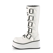 Load image into Gallery viewer, Zapatos con plataforma Demonia TRASHVILLE-518 Blanco Piel vegana