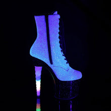 Load image into Gallery viewer, Tacones Pleaser UNICORN-1020G Morado Azul Purpurina