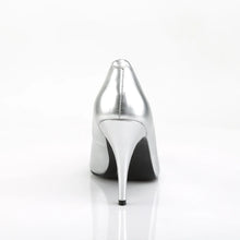 Load image into Gallery viewer, Zapatos Pleaser VANITY-420 Plata Piel Sintética