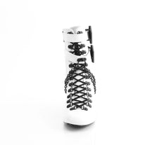 Load image into Gallery viewer, Botines Demonia VIVIKA-128 Blanco Piel vegana