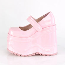 Load image into Gallery viewer, Zapatos con plataforma Demonia WAVE-32 B. Rosa Hologram