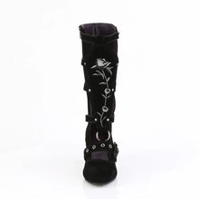 Load image into Gallery viewer, Botas Demonia WHIMSY-118 Negro Ante vegano