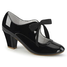 Load image into Gallery viewer, Tacones Pin Up Couture WIGGLE-32 Negro Charol