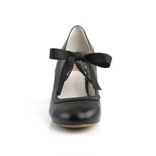 Load image into Gallery viewer, Tacones Pin Up Couture WIGGLE-32 Negro Piel Sintética