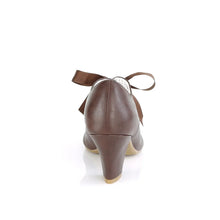 Load image into Gallery viewer, Tacones Pin Up Couture WIGGLE-32 Dark Marrón Piel