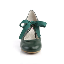 Carregar imagem no visualizador da galeria, Tacones Pin Up Couture WIGGLE-32 Dark Verde Piel