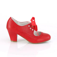 Load image into Gallery viewer, Tacones Pin Up Couture WIGGLE-32 Rojo Piel Sintética