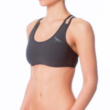 Load image into Gallery viewer, Xenia sports bra | Sports bra | Color: yellow | Women's sports bra | Dragonfly Pole Dance Clothes and Bikram Hot Yoga Outfit