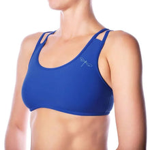 Load image into Gallery viewer, Xenia sports bra | Sports bra | Color: yellow | Women's sports bra | Dragonfly Pole Dance Clothes and Bikram Hot Yoga Outfit